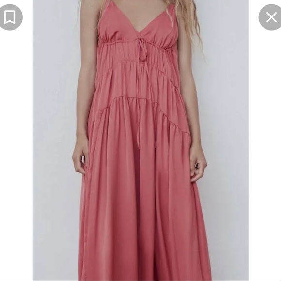 Zara Dresses & Skirts - Pink Zara Maxi
